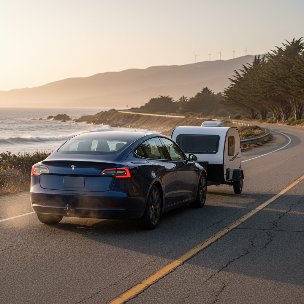Tesla Model 3 Towing Capacity and Real-World Range Loss (2025 Guide)