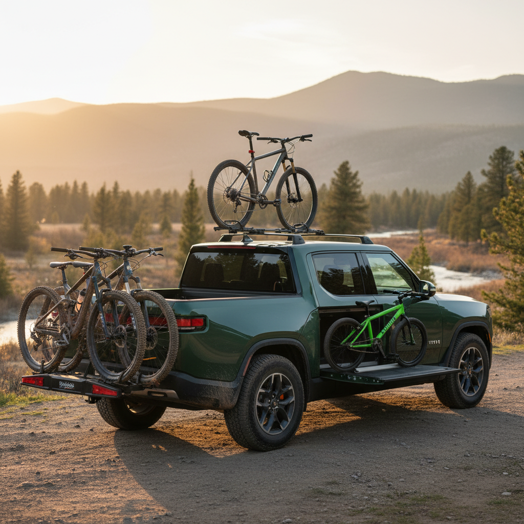 Rivian R1T Bike Rack Options: Hitch, Bed, Roof & Gear Tunnel Guide