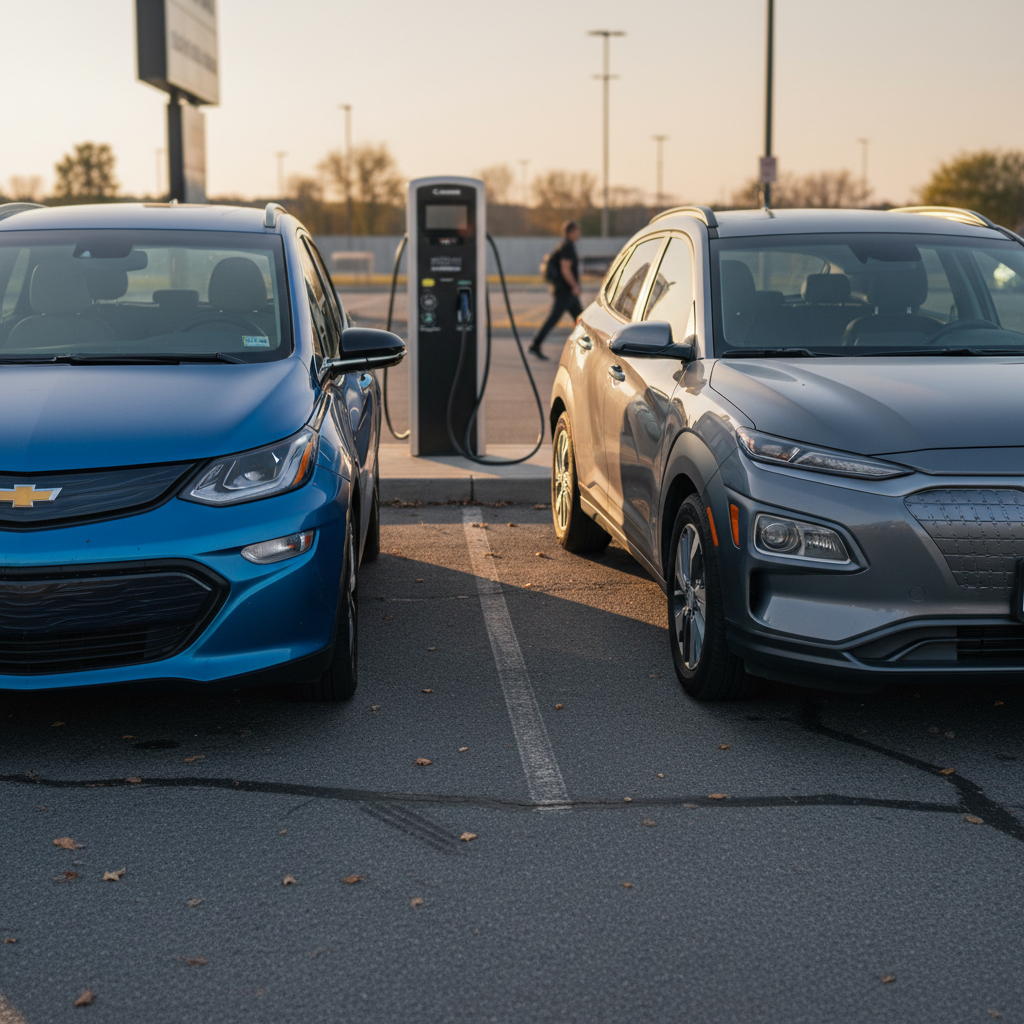 Used Chevrolet Bolt EV vs Hyundai Kona Electric: 2026 Comparison Guide
