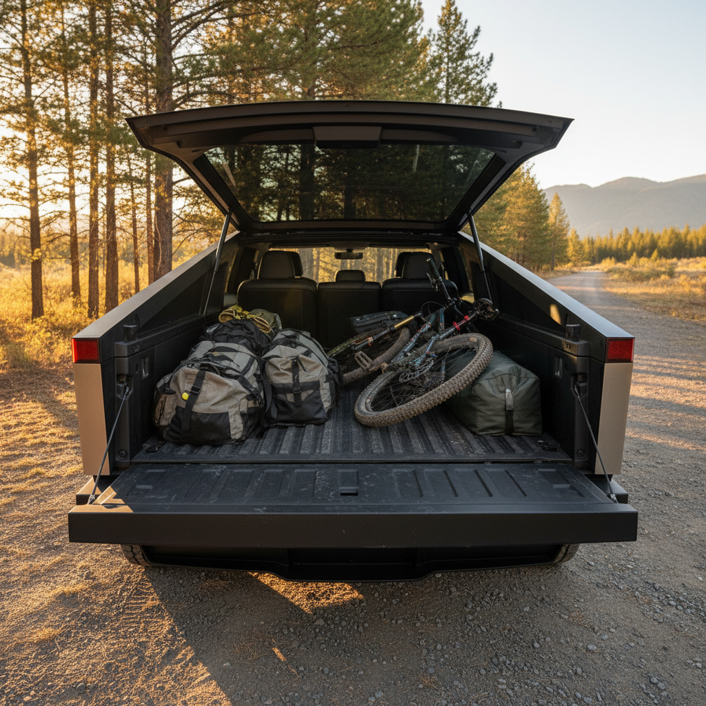 Tesla Cybertruck Cargo Space With Seats Down: Detailed 2025 Guide