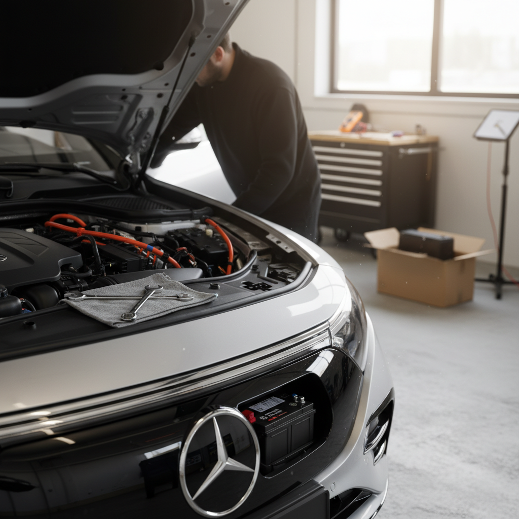 Mercedes EQS 12V Battery Replacement: Costs, Symptoms, and DIY Guide