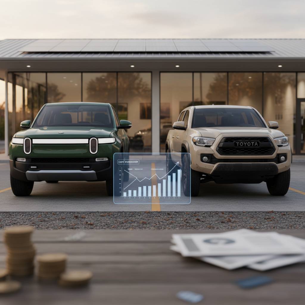 Rivian R1T vs Toyota Tacoma: Cost Comparison for 2026 Buyers