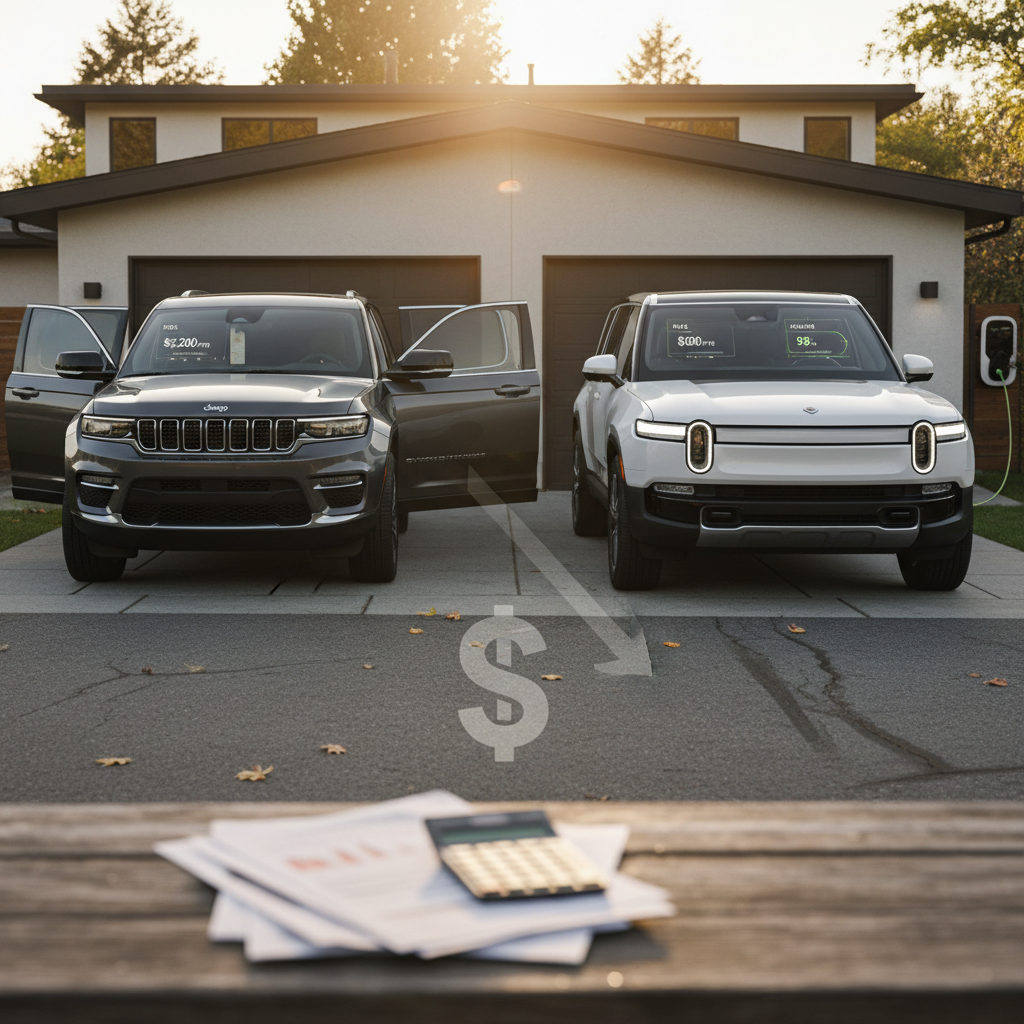 Jeep Grand Cherokee vs Rivian R1S: Total Cost of Ownership Breakdown