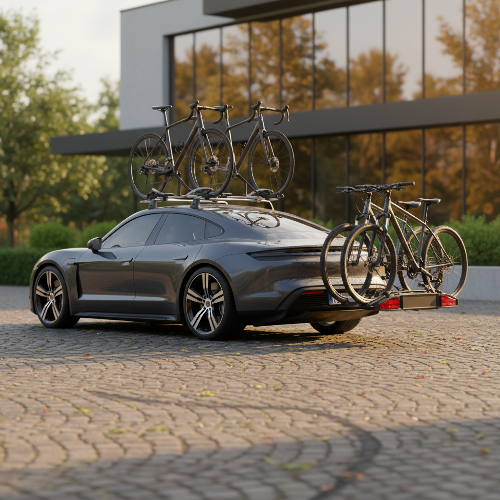 Porsche Taycan Bike Rack Options: Roof, Rear & Tow Solutions